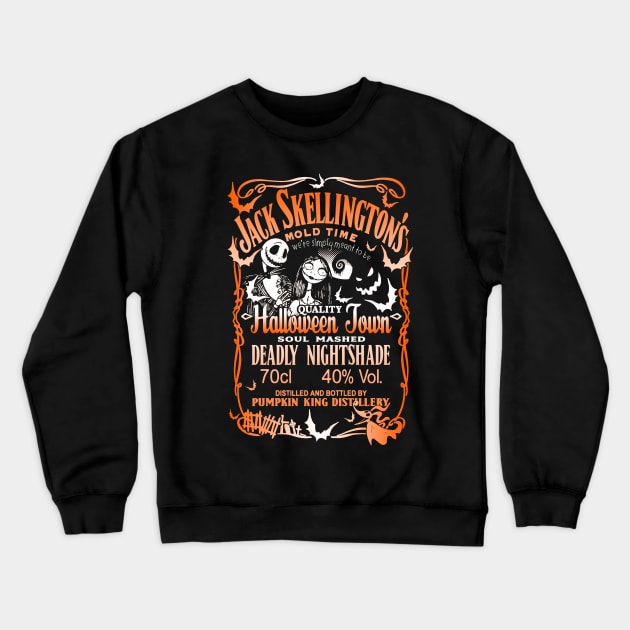 we're simply meant to be -  pumpkin spice edition Crewneck Sweatshirt by outlawalien